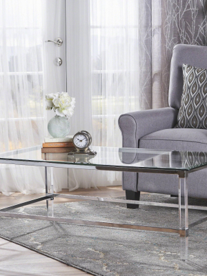 Bayla Modern Coffee Table Clear - Christopher Knight Home