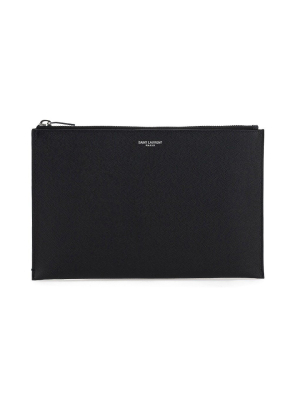 Saint Laurent Logo Mini Tablet Holder