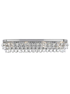 Crystorama Calypso 8 Light Vibrant Vanity Light Sconce