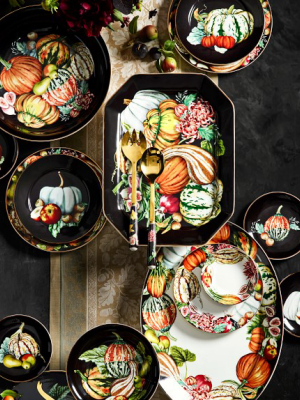 Harvest Pumpkin Salad Plates