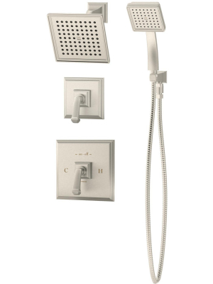 Symmons 4205-1.5-trm Oxford Pressure Balanced Shower System With Shower Head - Satin Nickel