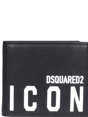 Dsquared2 Icon Print Bifold Wallet