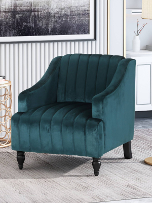 Carleson Glam Velvet Club Chair - Christopher Knight Home