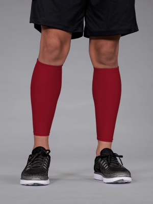 Hue Maroon Pro Calf Sleeves