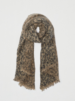 Ae Leopard Blanket Scarf