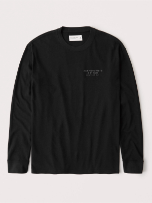 Long-sleeve Logo Tee