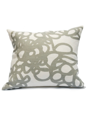 Daisy Pillow In Gray