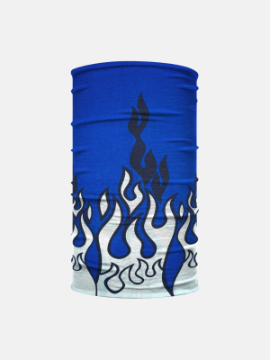 Rising Flames Blue Neck Gaiter