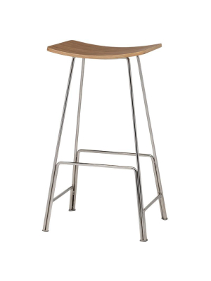 Nuevo Kirsten Bar Stool - Walnut