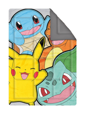 Pokemon Kantos Play Weighted Blanket