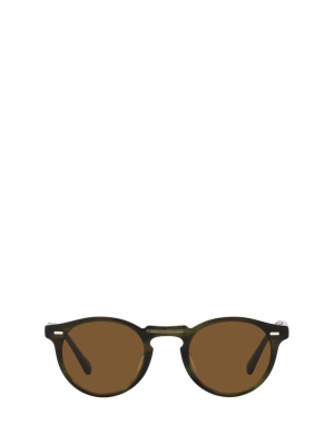 Oliver Peoples Round Frame Sunglasses