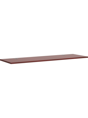 Hon Tabletop Laminate Rectangular 66"x1"x24" Mahogany Lmw6624n