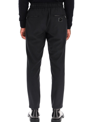 Dolce & Gabbana Logo Patch Pants