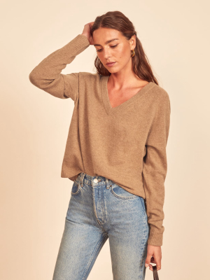 Cashmere Relaxed V-neck