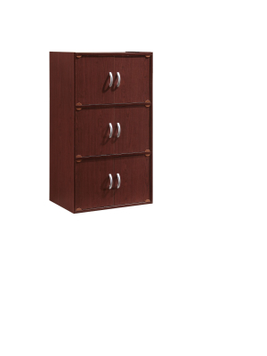 Storage Cabinet Mahogany - Hodedah Import