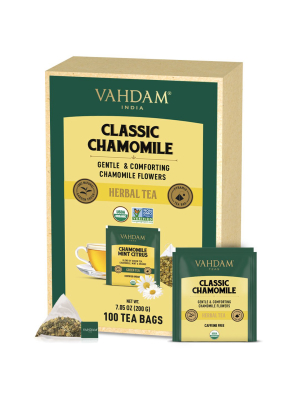 Classic Chamomile Herbal Tea Tisane, 100 Count