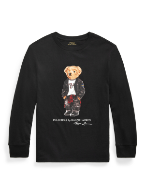 Polo Bear Cotton Jersey Tee