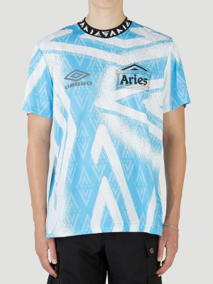 Aries X Umbro Football Jersey T-shirt