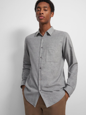Irving Shirt In Brushed Cotton