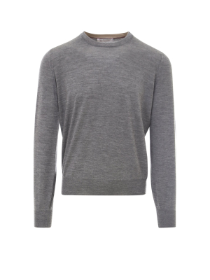 Brunello Cucinelli Crew Neck Knit Sweater