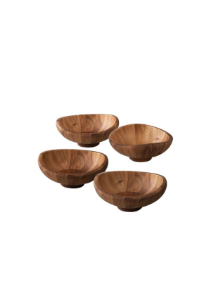 Nambe Butterfly Salad Bowls (set Of 4)