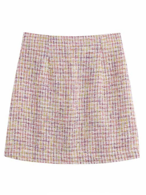 'deanna' Tweed Mini Skirt