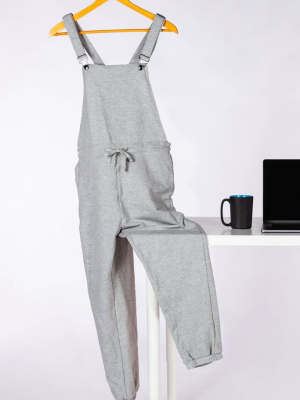 The Groutfit | Women's Heather Grey Pajamaralls