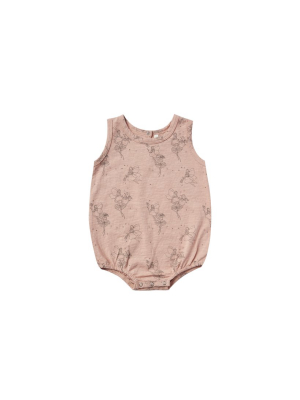 Rylee + Cru Fairy Bubble Onesie - Rose