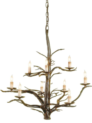 Treetop Iron Large Chandelier