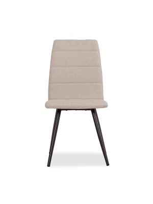 Set Of 4 Erryn Armless Upholstered Dining Chairs - Handy Living