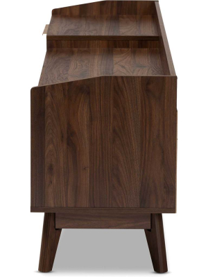 Leara 2-drawer Tv Stand Walnut