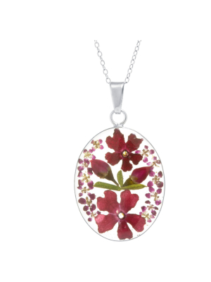 Fashion Necklace Sterling Red