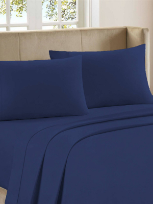 800 Thread Count Cotton Rich Sateen Sheet Set - Color Sense