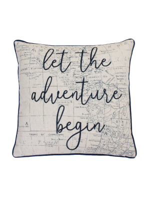 Lariss Adventure Oversize Square Throw Pillow - Décor Therapy