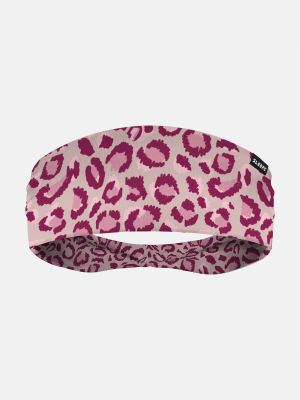 Piumi Leopard Maroon Pink Headband