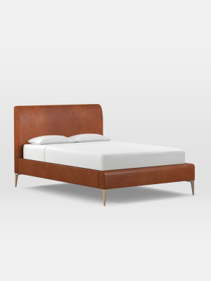 Andes Deco Leather Bed