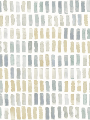 Brynne Yellow Watercolor Wallpaper From The Scott Living Ii Collection By Brewster Home Fashions