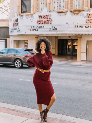 Hannah Skirt - Oxblood