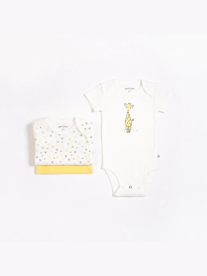 "giraffe" Bodysuit Set – 3 Pack