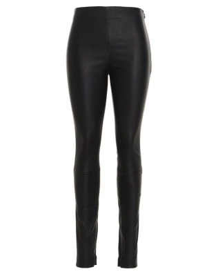 Theory Zipped Slim-fit Leggings