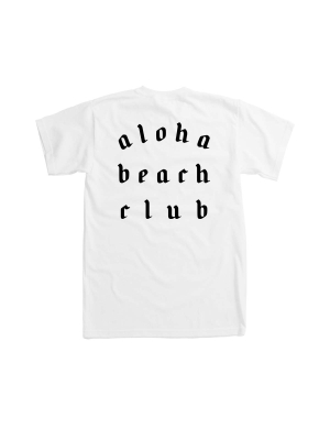 Aloha Beach Club - League Tee White