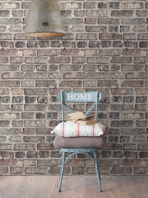 Vintage Bricks Boutique Faux Wallpaper Design By Milton & King