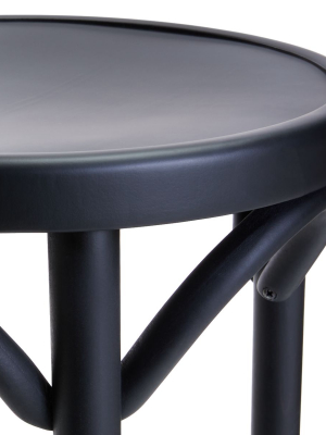 Vienna Matte Black Backless Counter Stool