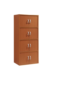 Storage Cabinet Cherry - Hodedah Import