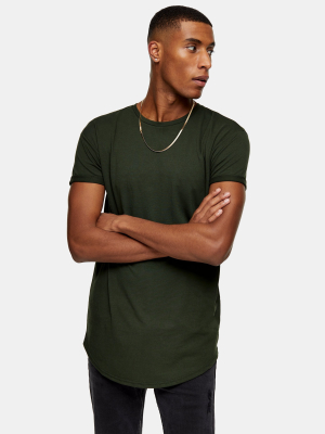 Green Longline T-shirt