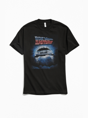 Back To The Future Flying Delorean Tee