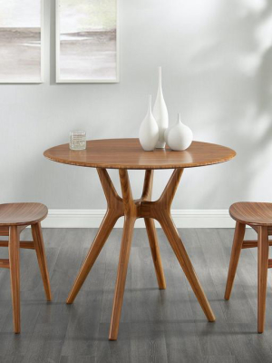 Sitka Round Dining Table - Amber