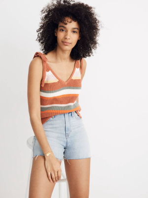 Striped Grandfield Tie-strap Sweater Tank