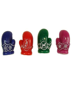 Northlight 288ct Mittens Floating Christmas Candle Set 2.5" - Vibrantly Colored