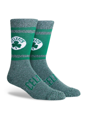 Nba Boston Celtics Varsity Crew Socks - L